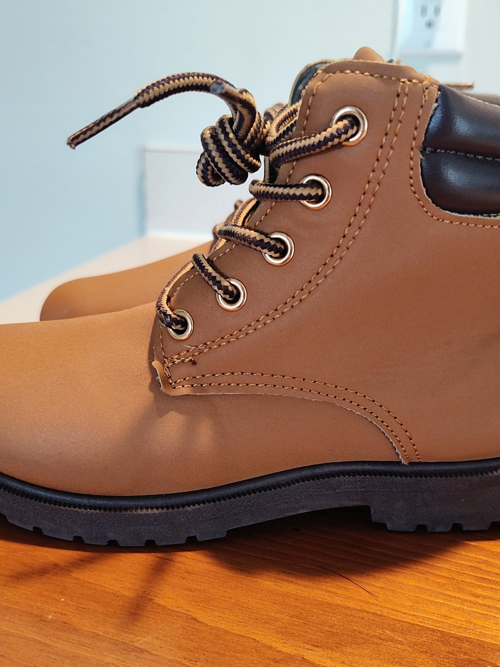 Boots Brown Kids Rugged Work Tuff  Play for Everyday Play N W T